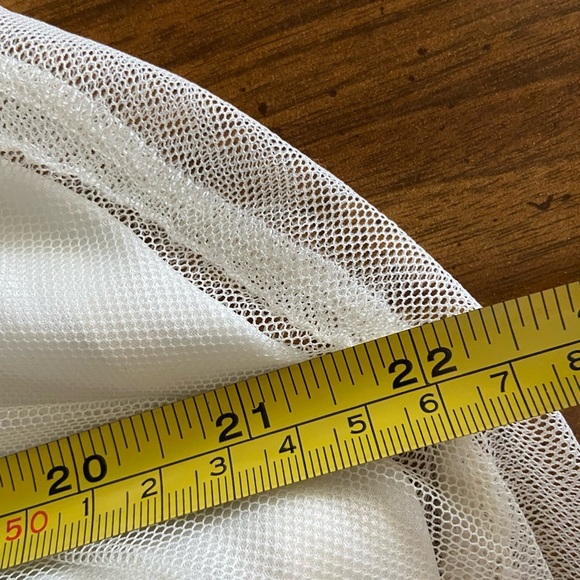 Rabbit Rabbit Designs Dress Ivory Lace Knit Lined Stretch Pullover Sleeveless 16 - Picture 10 of 10